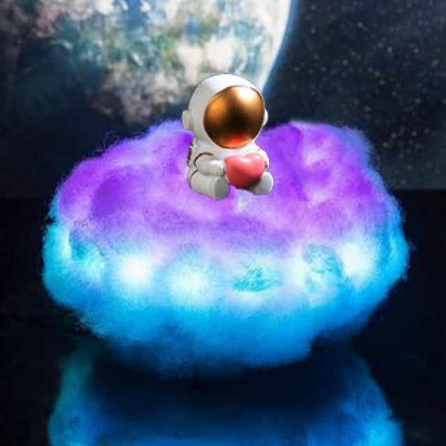 AstroPuff - LED Colorful Clouds Astronaut Lamp