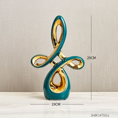 Elova - Modern Abstract Art Ceramic Statue