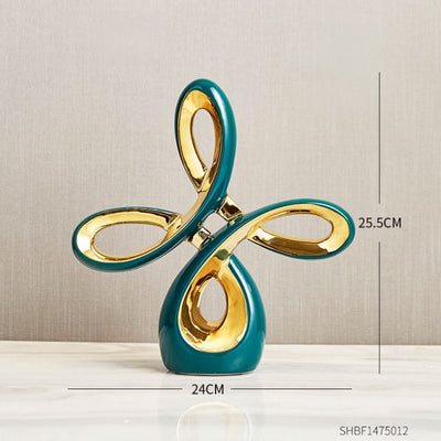 Elova - Modern Abstract Art Ceramic Statue