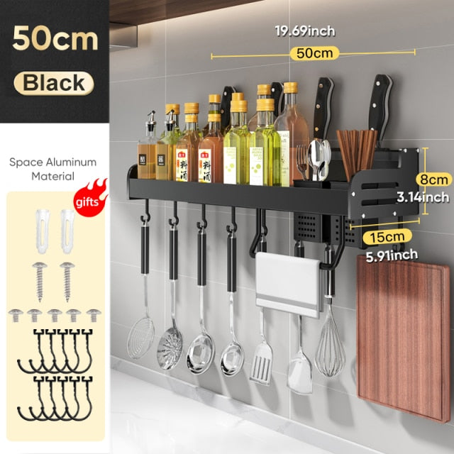 PrepRack - All-In-One Wall-mounted Kitchen Organizer