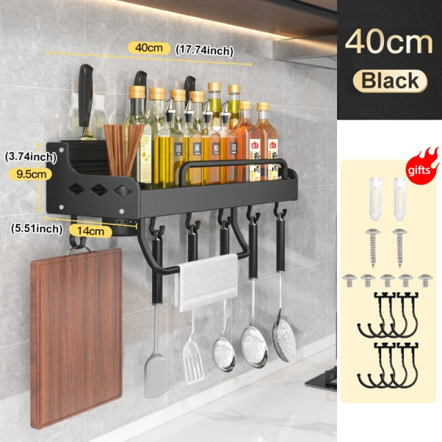 PrepRack - All-In-One Wall-mounted Kitchen Organizer